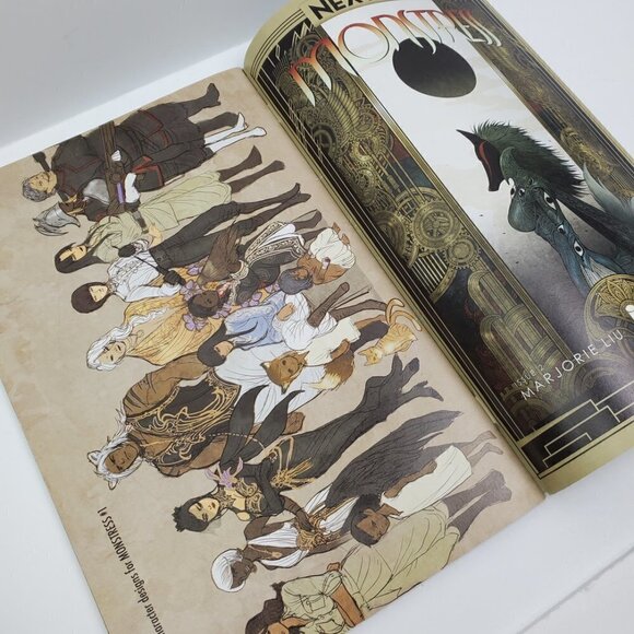 Monstress #1 Marjorie Liu Sana Takeda 2015 Image Comic Book Softcover Sleeved - Picture 9 of 12